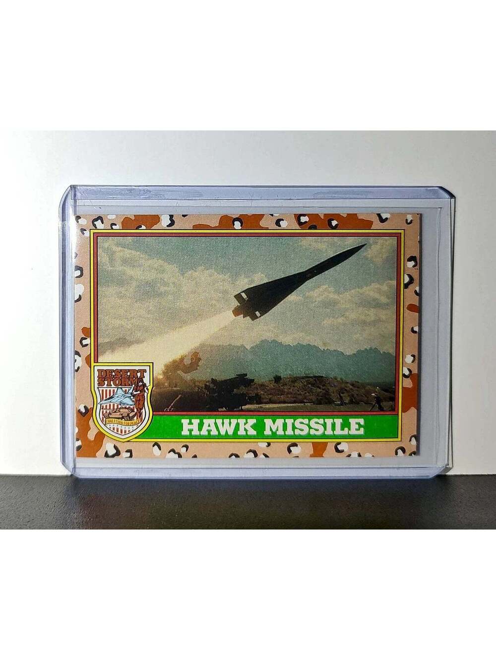 Hawk Missile 1991 Topps Desert Storm #52 Card - Picture 1 of 10